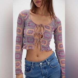 Free For All Cardi Lavender Combo